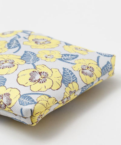 Showa Floral Retro GAMAGUCHI Clasp Shoulder Bag