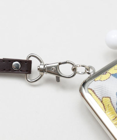 Showa Floral Retro GAMAGUCHI Clasp Shoulder Bag