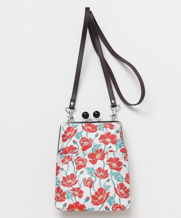 Showa Floral Retro GAMAGUCHI Clasp Shoulder Bag Bags & Purses by Kaya - Ametsuchi