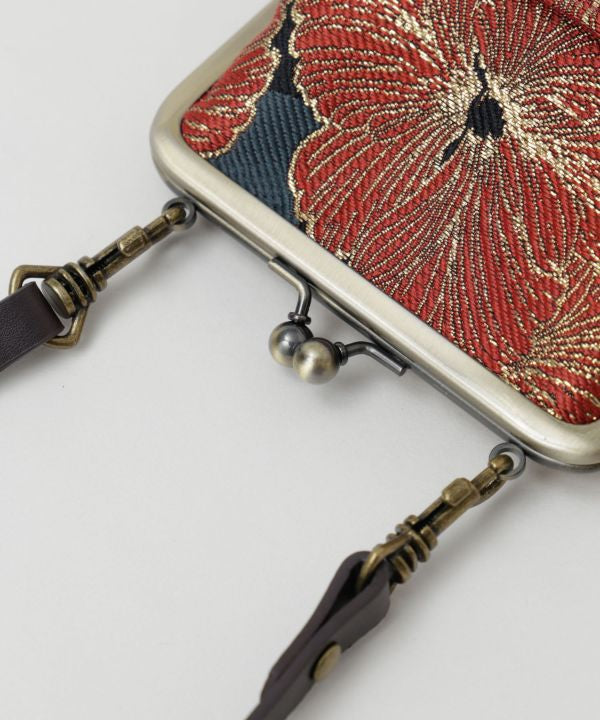 HANAYAKA - Floral Gamaguchi Shoulder Bag