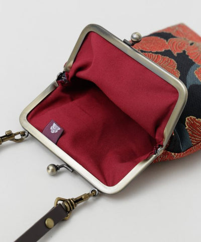 HANAYAKA - Floral Gamaguchi Shoulder Bag
