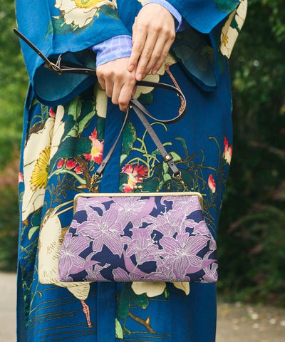 HANAYAKA - Floral Gamaguchi 2WAY Bag