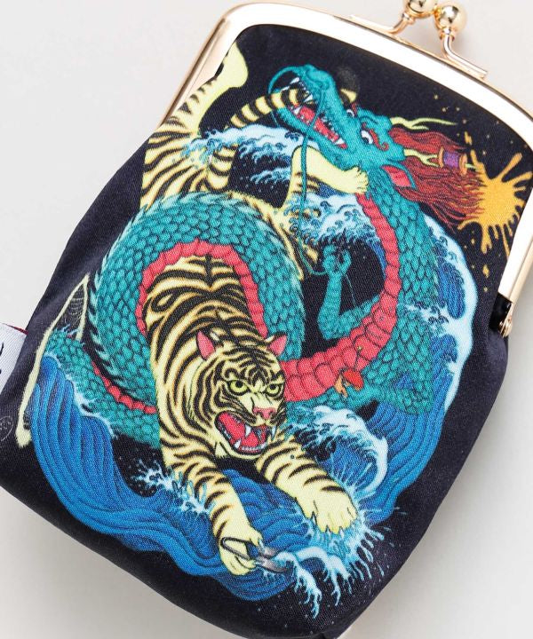 Kaya x Suzuki Hyottoko Gamaguchi Pouch Bags & Purses by Kaya - Ametsuchi