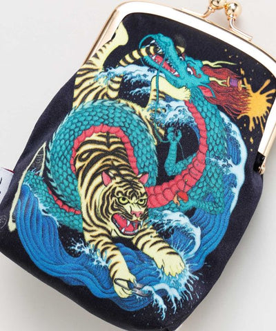 Kaya x Suzuki Hyottoko Gamaguchi Pouch Bags & Purses by Kaya - Ametsuchi