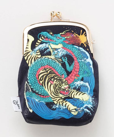 Kaya x Suzuki Hyottoko Gamaguchi Pouch Bags & Purses by Kaya - Ametsuchi