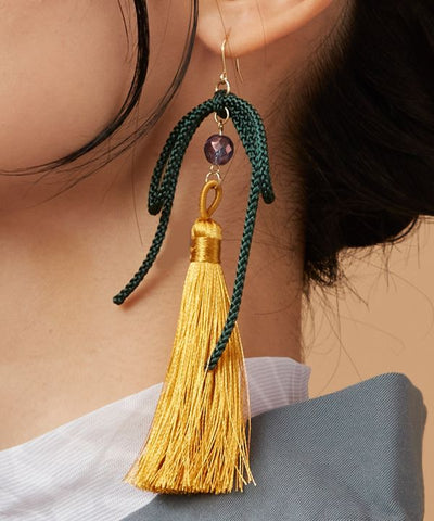 SHIDARE MUSUBI Earrings Earrings by Kaya - Ametsuchi