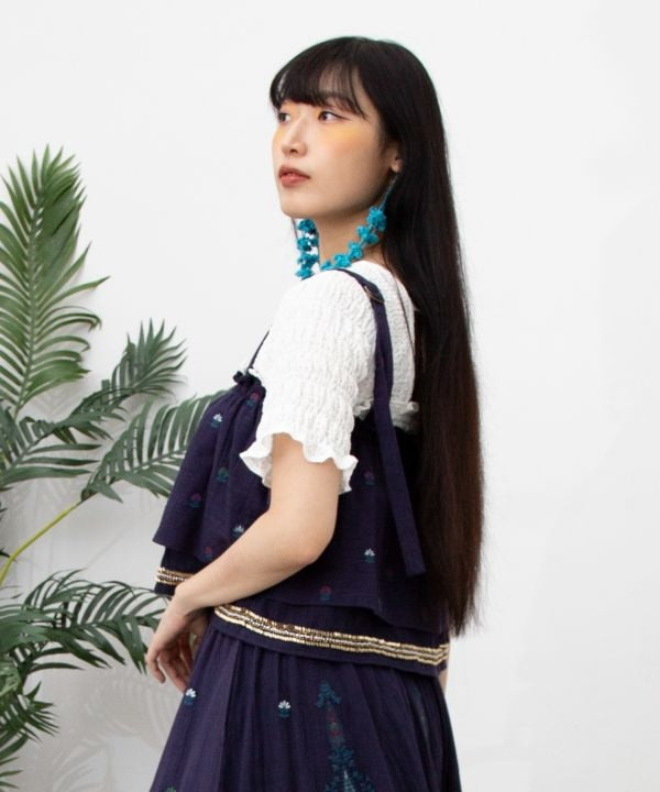 Indian Choli Style Top by AMINA - Ametsuchi