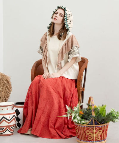 Frill Panelled Blouse