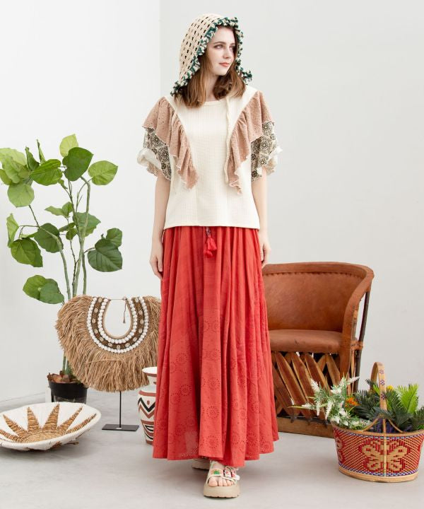 Frill Panelled Blouse