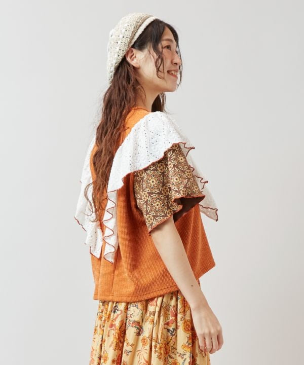 Frill Panelled Blouse