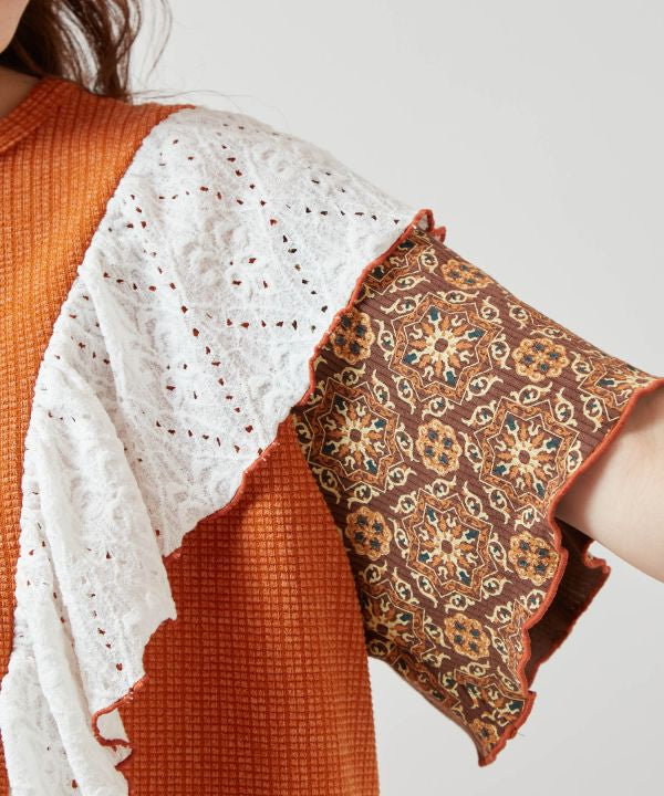 Frill Panelled Blouse