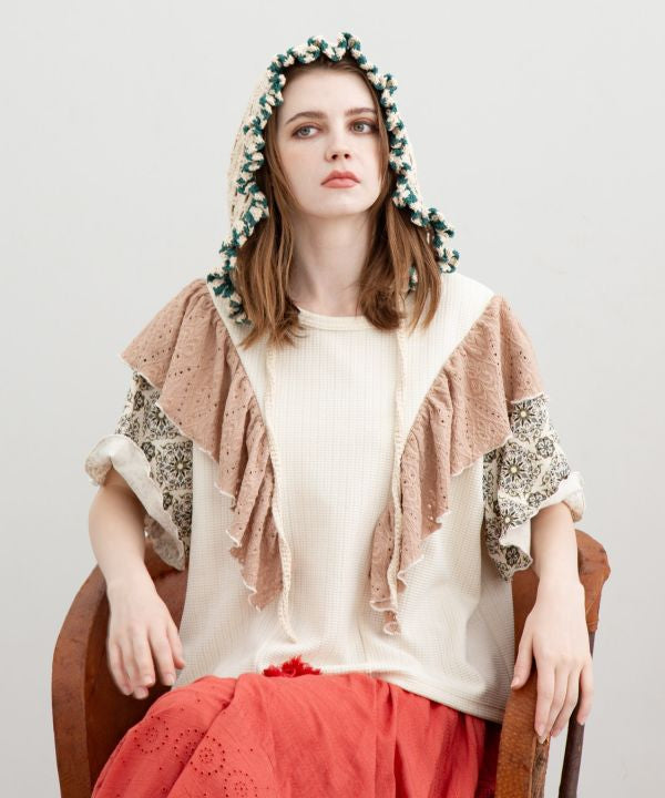 Frill Panelled Blouse