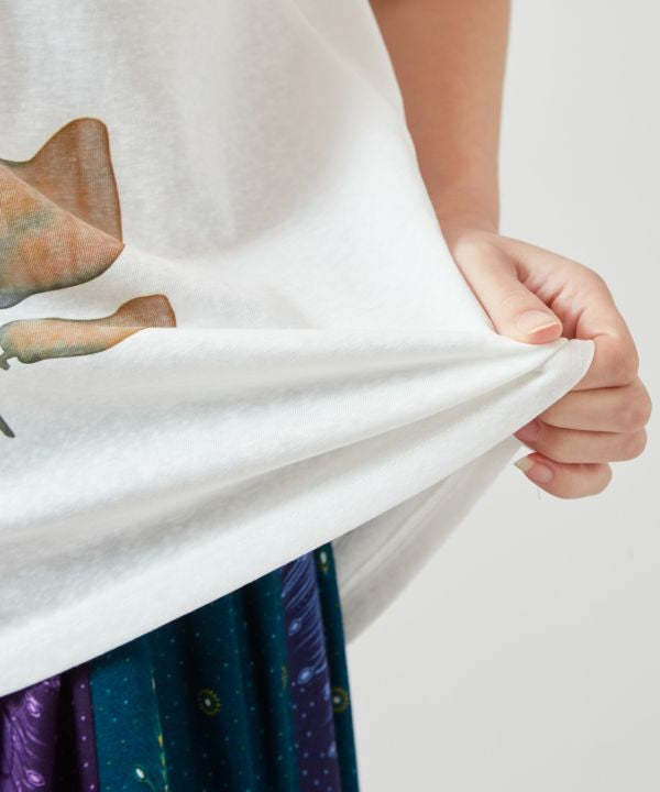 Botanical Print T-Shirt by AMINA - Ametsuchi