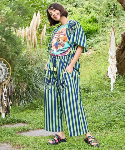 Crochet Texture Platform Ethnic Sandals