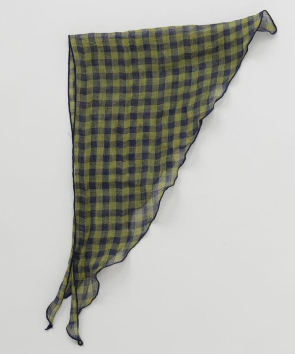 Slim Linen Textile Stole Scarves by AMINA - Ametsuchi