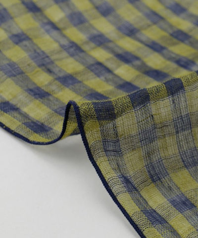 Slim Linen Textile Stole Scarves by AMINA - Ametsuchi