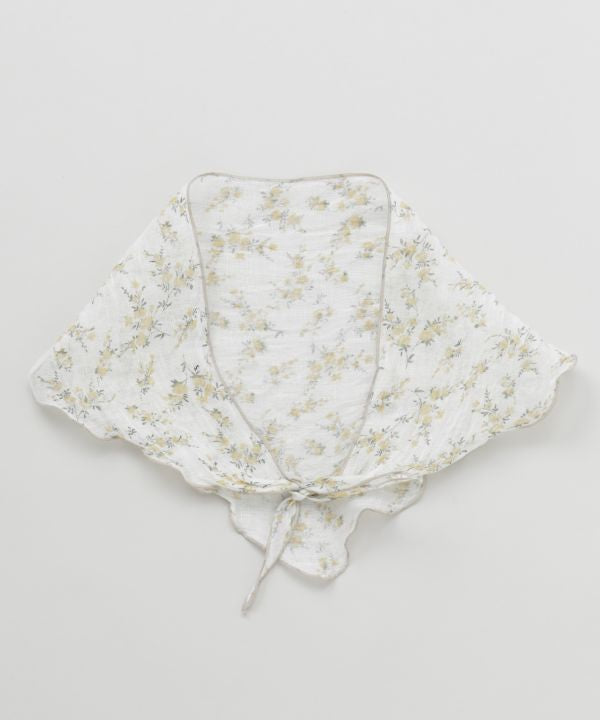 Slim Linen Textile Stole Scarves by AMINA - Ametsuchi