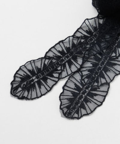 Lace Pattern Sheer Stole by AMINA - Ametsuchi