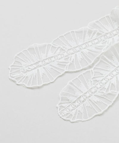 Lace Pattern Sheer Stole by AMINA - Ametsuchi