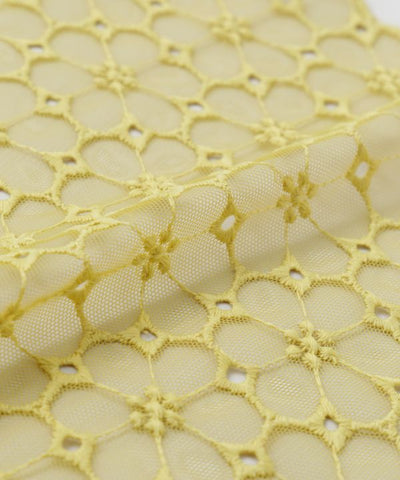 Sheer Floral Triangle Stole by AMINA - Ametsuchi