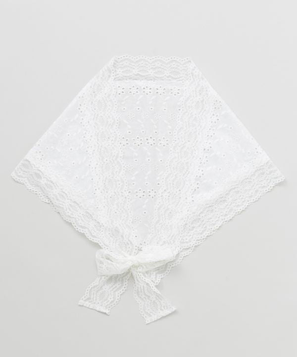 Bold Floral Lace Stole by AMINA - Ametsuchi