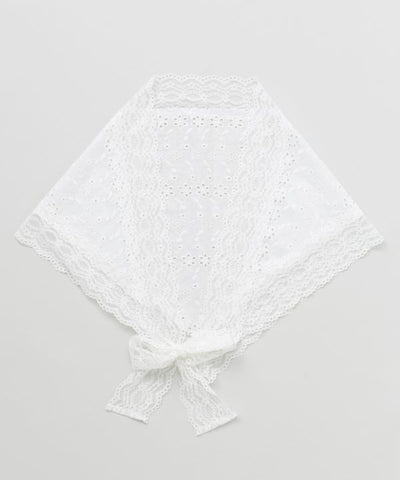 Bold Floral Lace Stole by AMINA - Ametsuchi