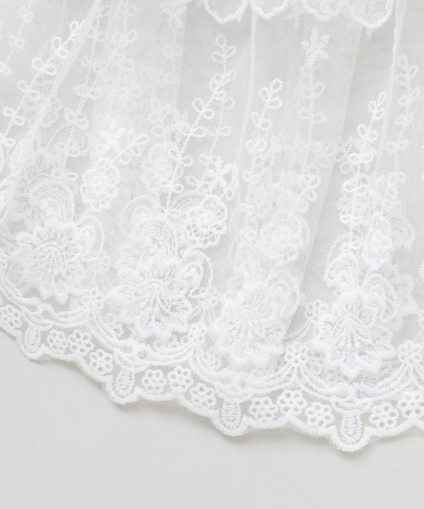 Elastic Lace Way Scarf by AMINA - Ametsuchi