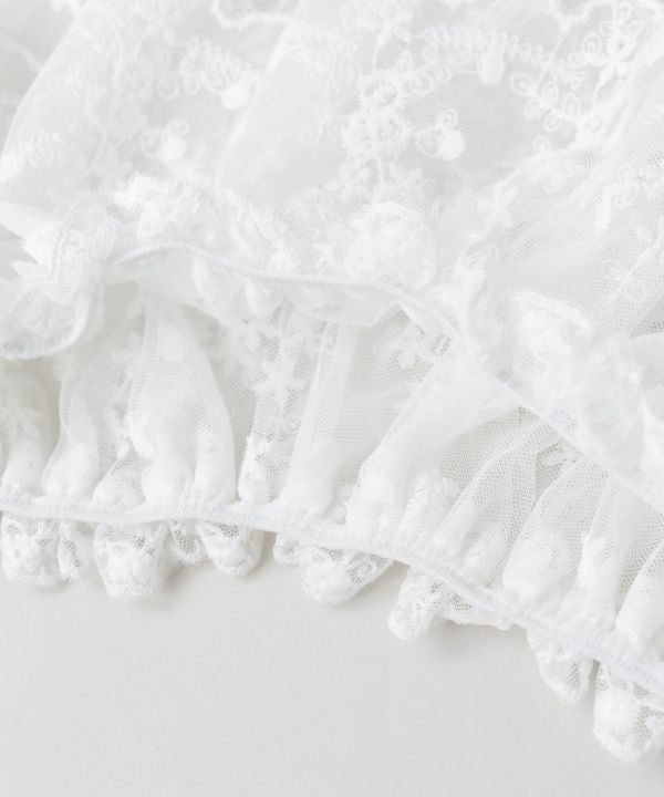 Elastic Lace Way Scarf by AMINA - Ametsuchi