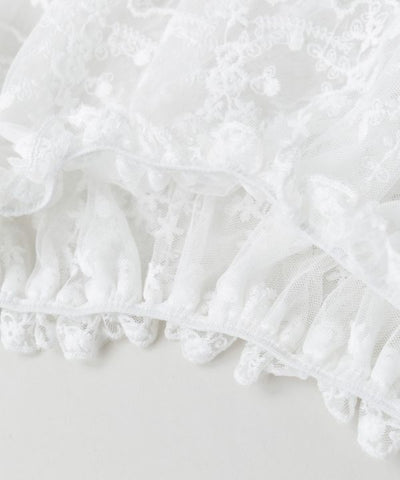 Elastic Lace Way Scarf by AMINA - Ametsuchi