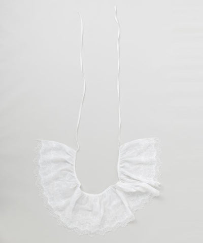 Embroidered Lace Way Scarf by AMINA - Ametsuchi