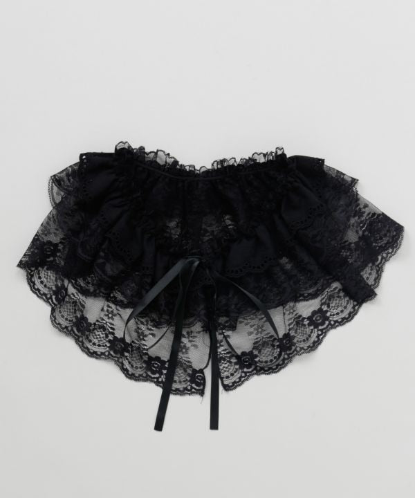 Ribbon Lace Way Scarf by AMINA - Ametsuchi