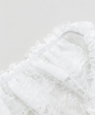 Ribbon Lace Way Scarf by AMINA - Ametsuchi