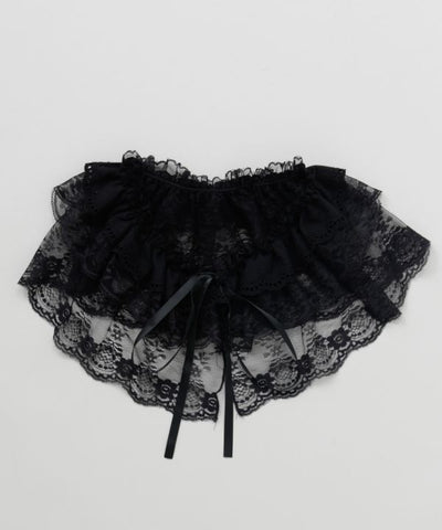 Ribbon Lace Way Scarf by AMINA - Ametsuchi