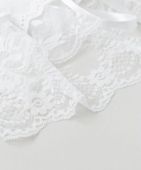 Ribbon Lace Way Scarf by AMINA - Ametsuchi