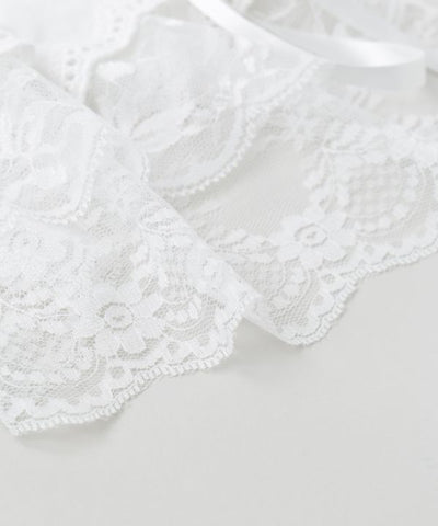 Ribbon Lace Way Scarf by AMINA - Ametsuchi