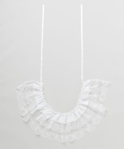 Ribbon Lace Way Scarf by AMINA - Ametsuchi