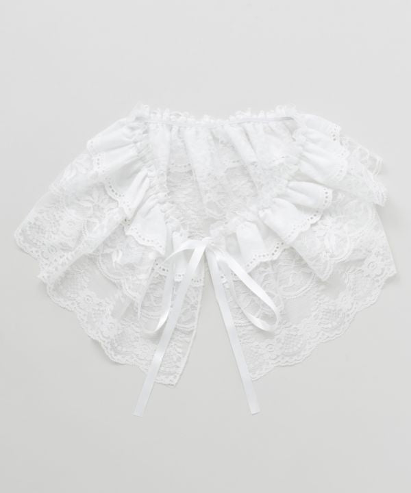 Ribbon Lace Way Scarf by AMINA - Ametsuchi