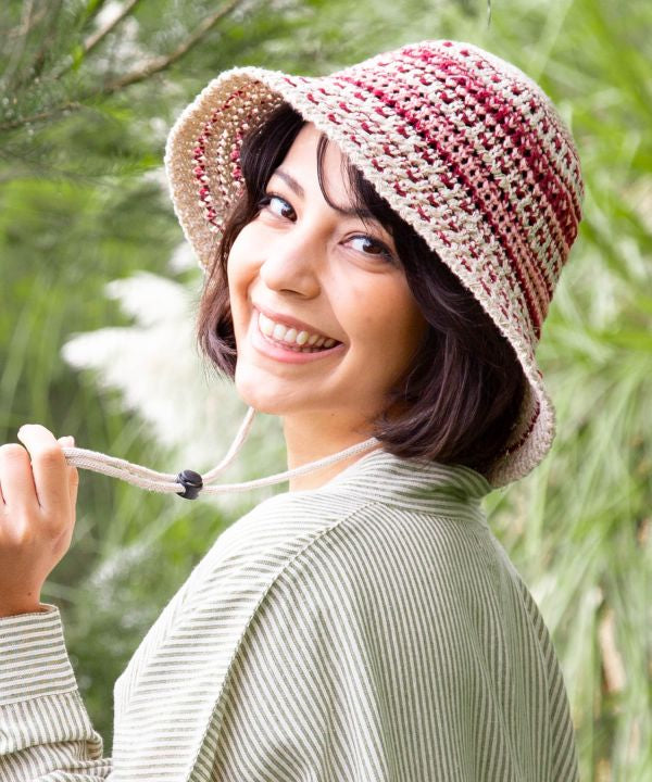 Outdoor Chin Strap Bucket Hat Caps & Hats by AMINA - Ametsuchi