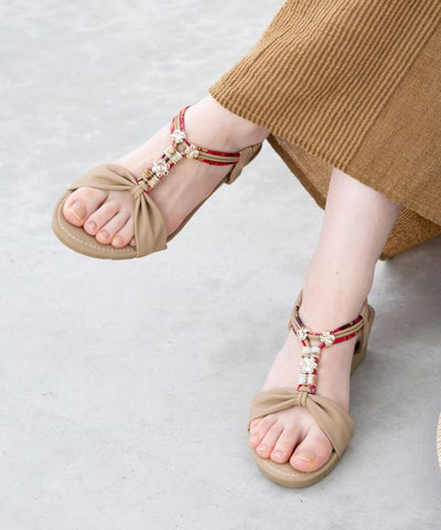 Woven Resort Sandals by AMINA - Ametsuchi