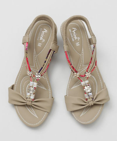 Woven Resort Sandals by AMINA - Ametsuchi