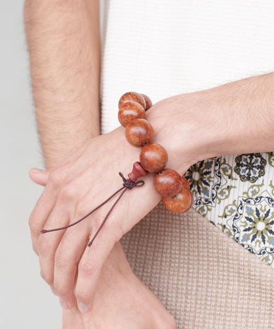 Tree of Life Wood Bead Bracelet Bangles & Bracelets by AMINA - Ametsuchi