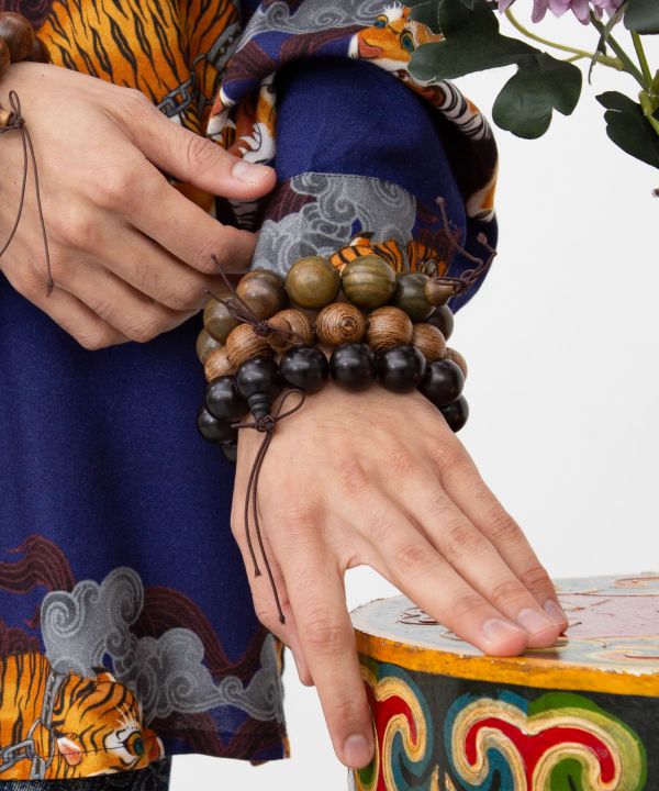 Tree of Life Green Wood Bracelet Bangles & Bracelets by AMINA - Ametsuchi