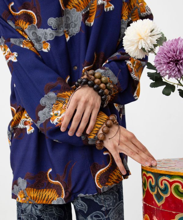 Tree of Life Green Wood Bracelet Bangles & Bracelets by AMINA - Ametsuchi