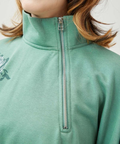 Peony Embroidered Sweatshirt