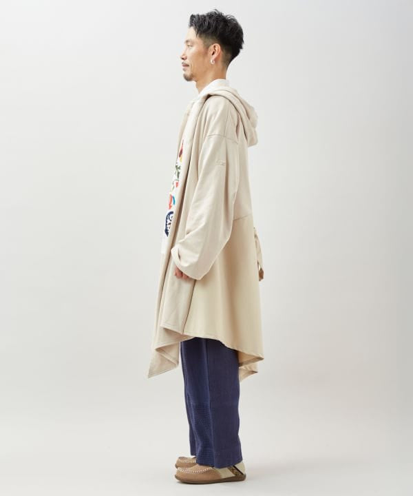 Peony Embroidered Sweat Hoodie Cardigan