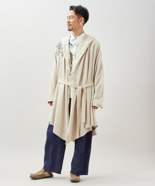 Peony Embroidered Sweat Hoodie Cardigan