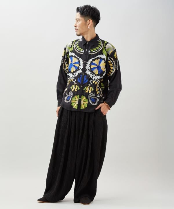 Flowy Pleated Pants for Men