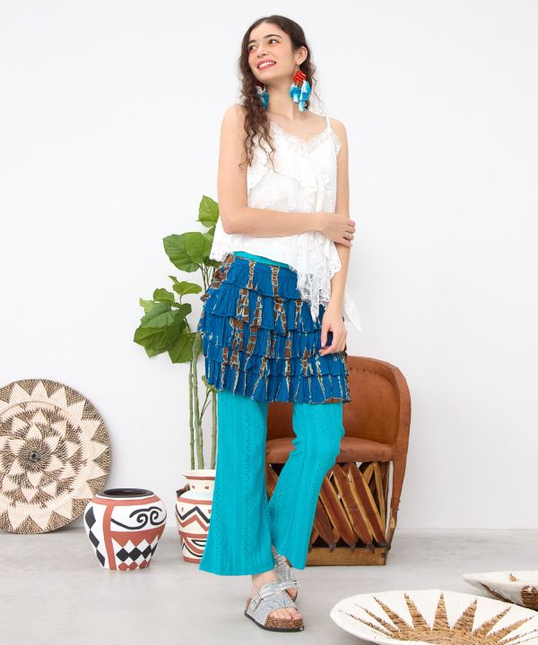 Mandala Platform Sandals Shoes by AMINA - Ametsuchi