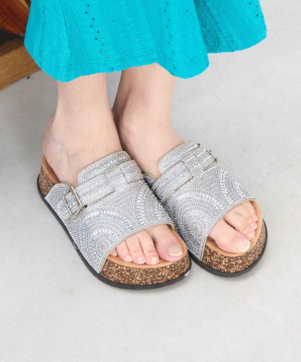 Mandala Platform Sandals Shoes by AMINA - Ametsuchi