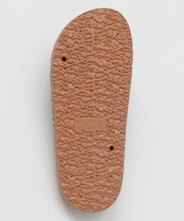 Sequin Slide Sandals Shoes by AMINA - Ametsuchi